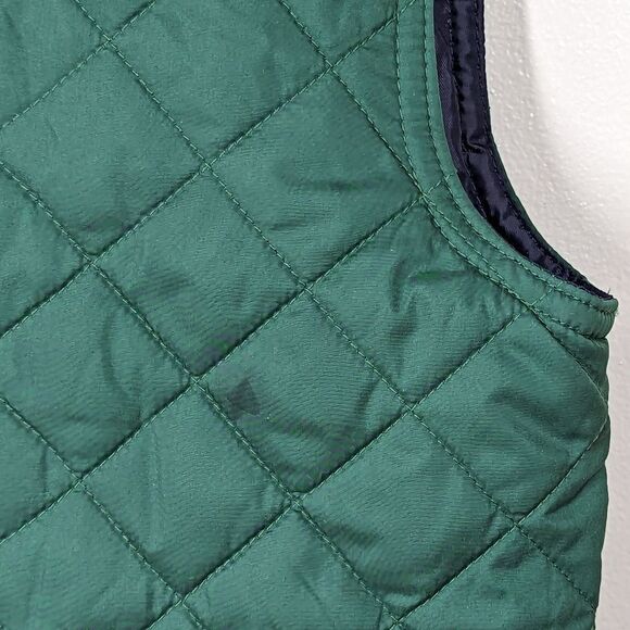J Crew Crewcuts Pine‎ Green Quilted Puffer Walker Vest Boys sz XXL NWT - Picture 5 of 9